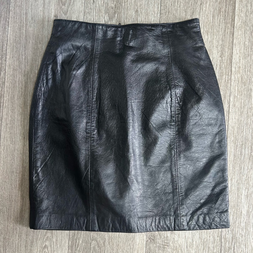 Pleather skirt